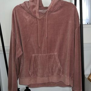 Velvet hoodie